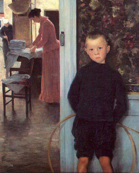 Mathey, Paul Woman Child in an Interior